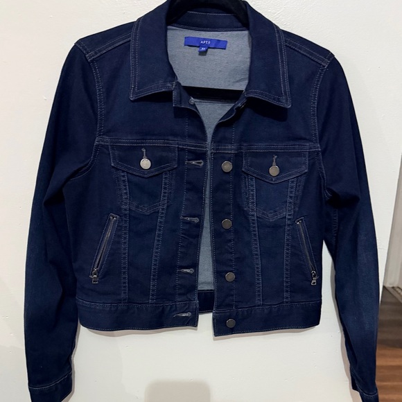 Apt. 9 Jackets & Blazers - Apt. 9 Dark Blue Women’s Jean Jacket